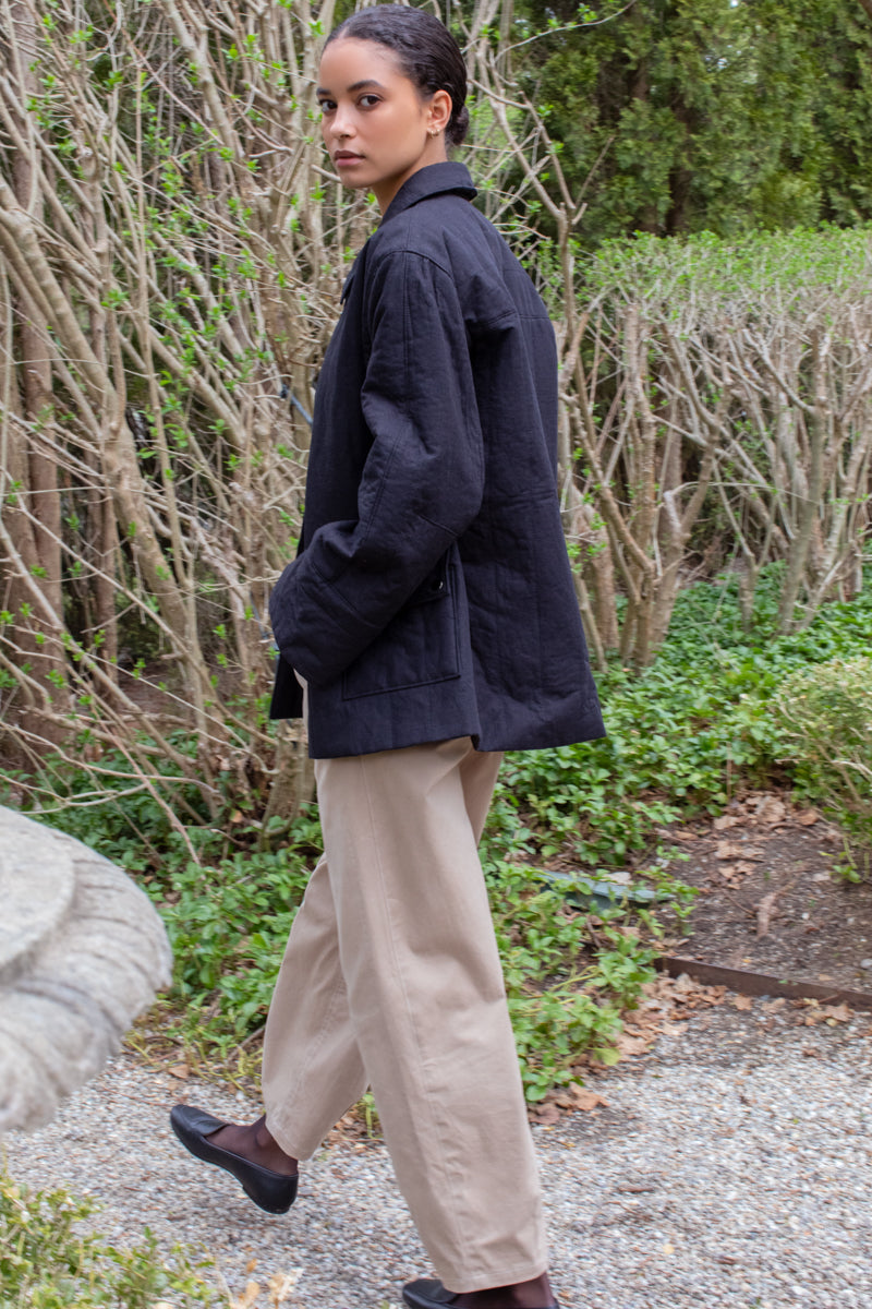 Studio Barrel Chino - Pale Khaki Organic