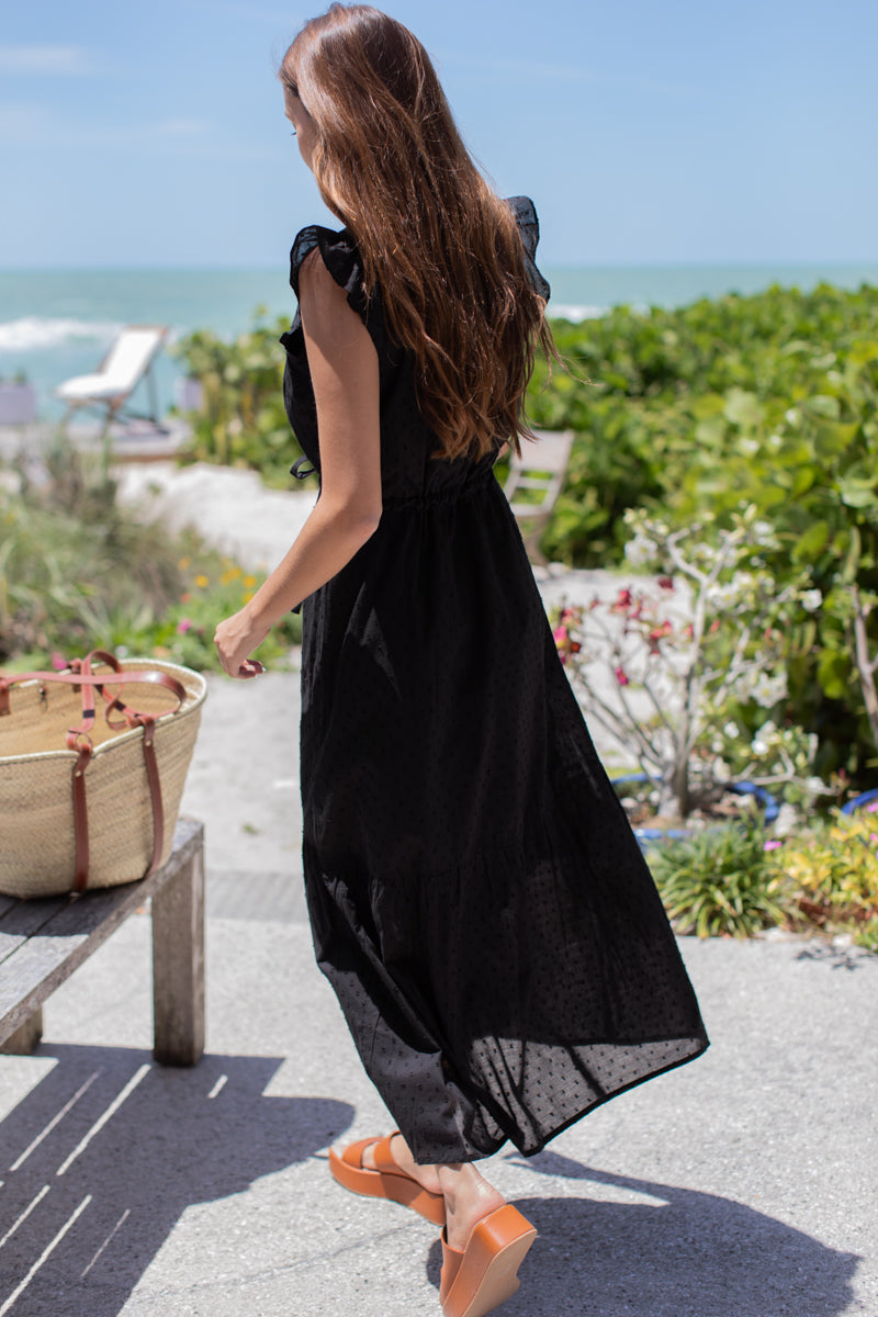 Surya - Black Swiss Dot Organic