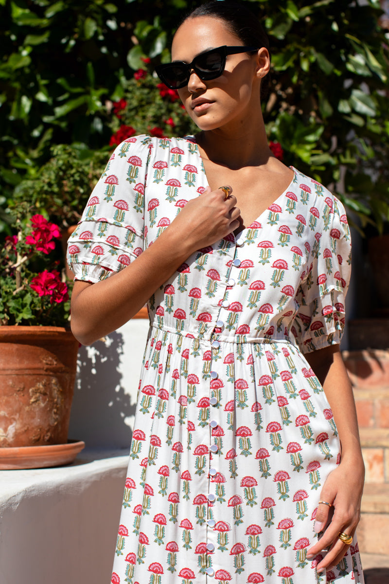 Tomas Dress - Rouge Violette