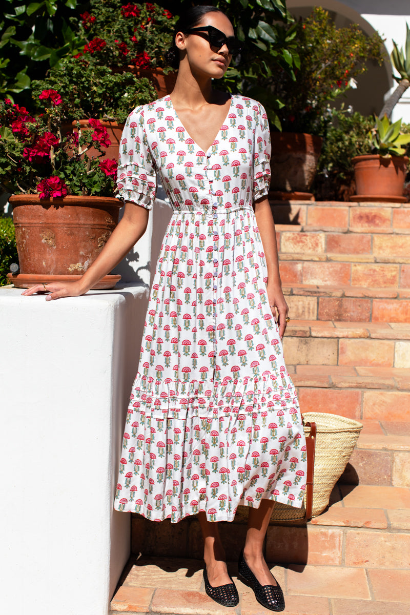 Tomas Dress - Rouge Violette