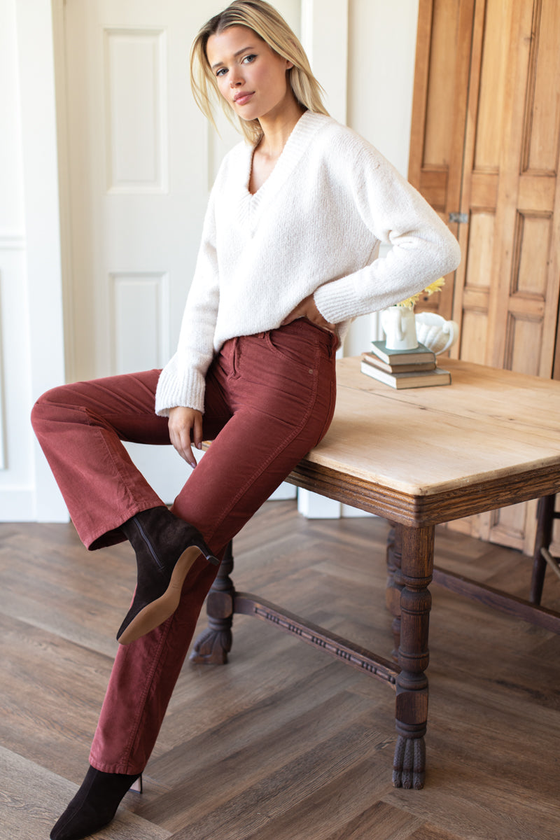 Treasure Straight - Rooibos Corduroy