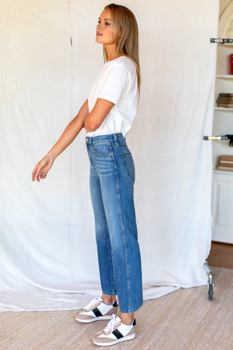 Daily Trainer - Taupe Suede, Black + Ivory Leather