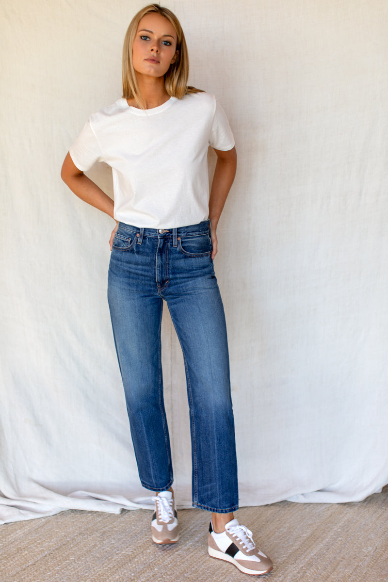 Daily Trainer - Taupe Suede, Black + Ivory Leather