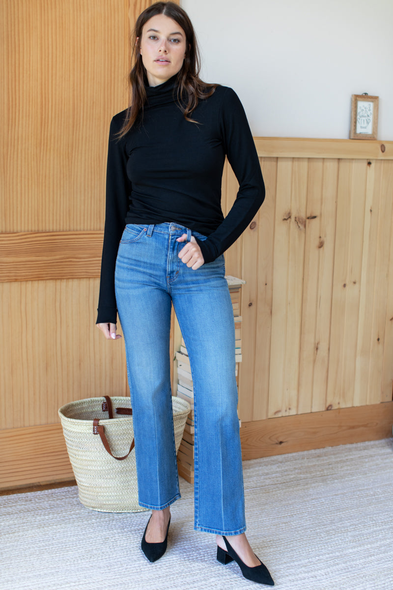 Lou Walking Slingback - Black Suede