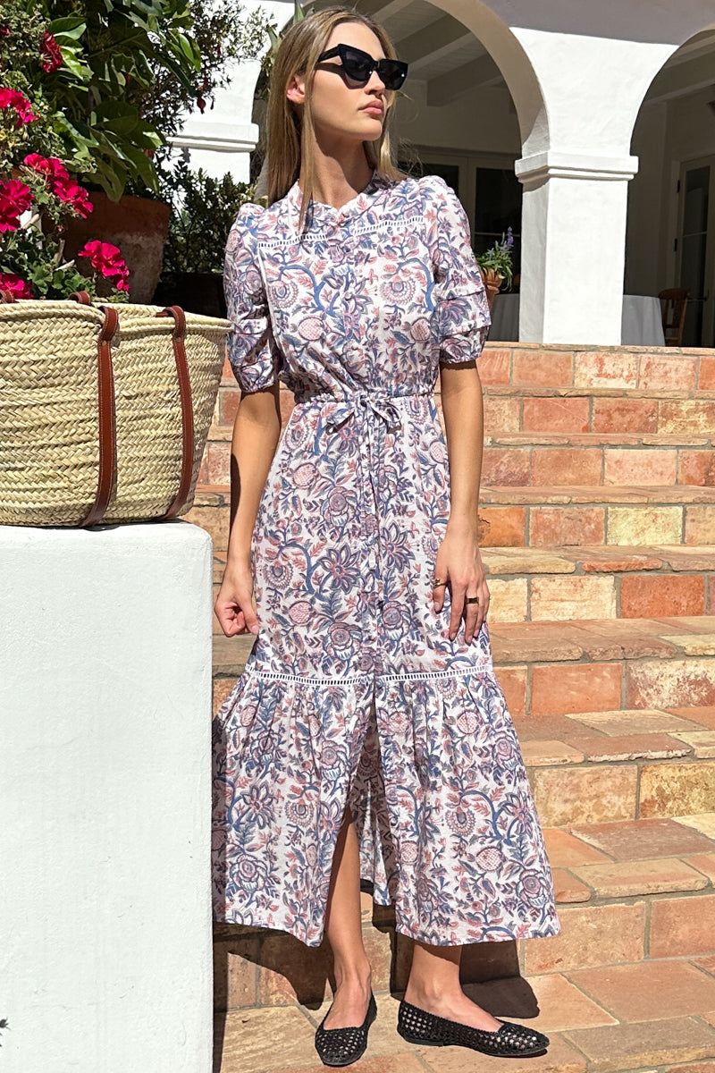 Lucy 4 Short Sleeve Dress - Maria's Garden Organic