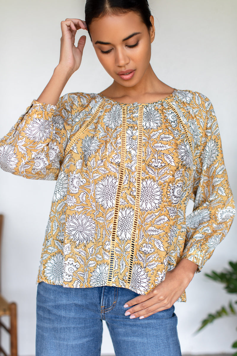 Lucy Heirloom Blouse - Arles