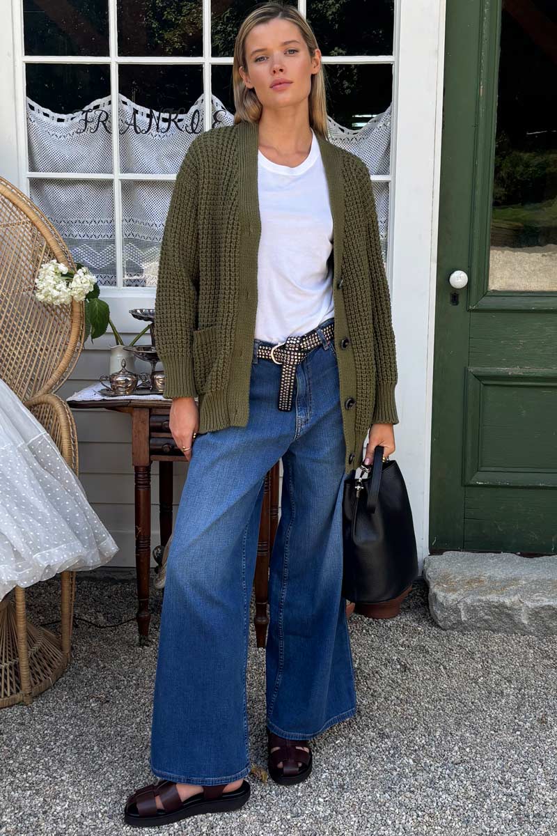 Super Wide Leg - Medium Light Wash