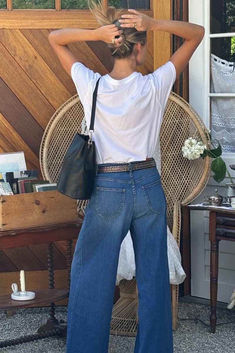 Super Wide Leg - Medium Light Wash