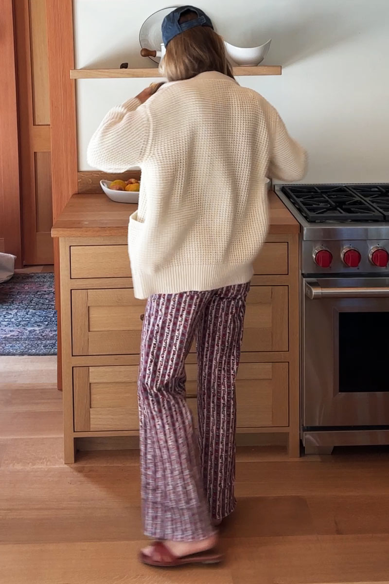 Everyday Pant - Vintage Floral Stripe