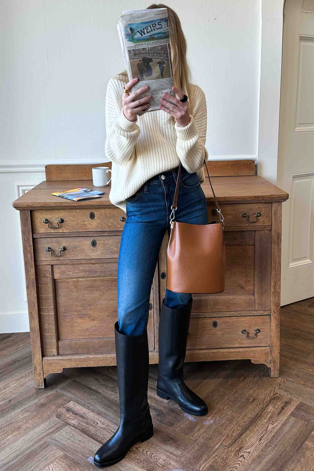 Atelier Equestrian Boot - Black Leather