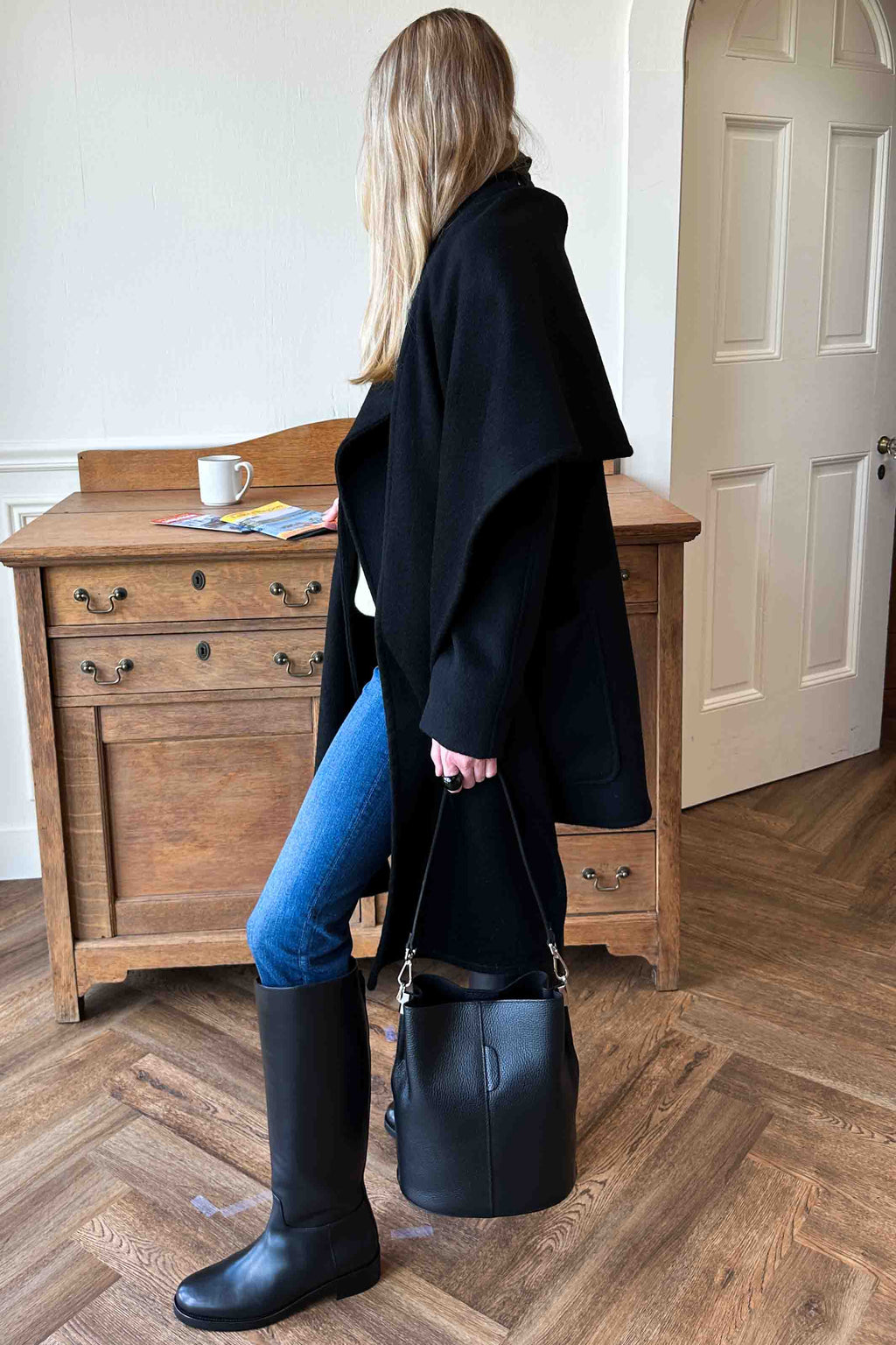 Atelier Equestrian Boot - Black Leather