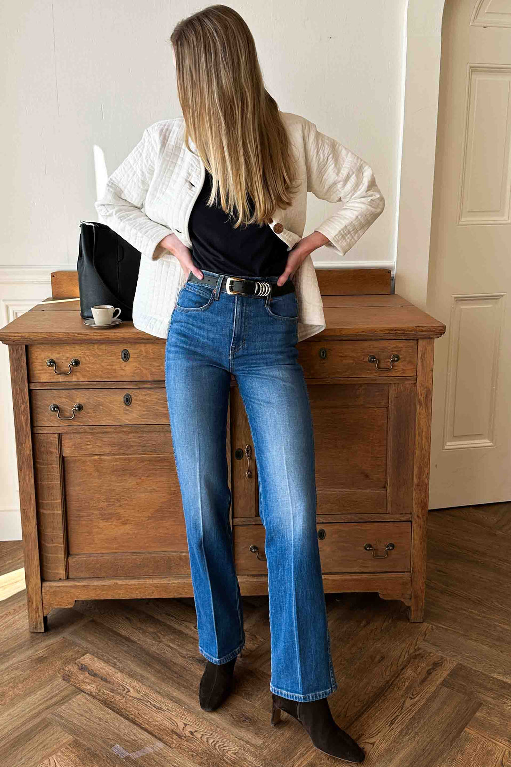 Italian Bucket Bag - Black