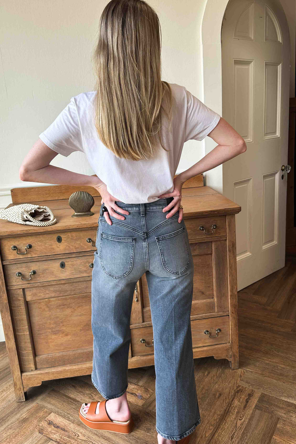 Thrifted Gem Ankle - Grey Nova