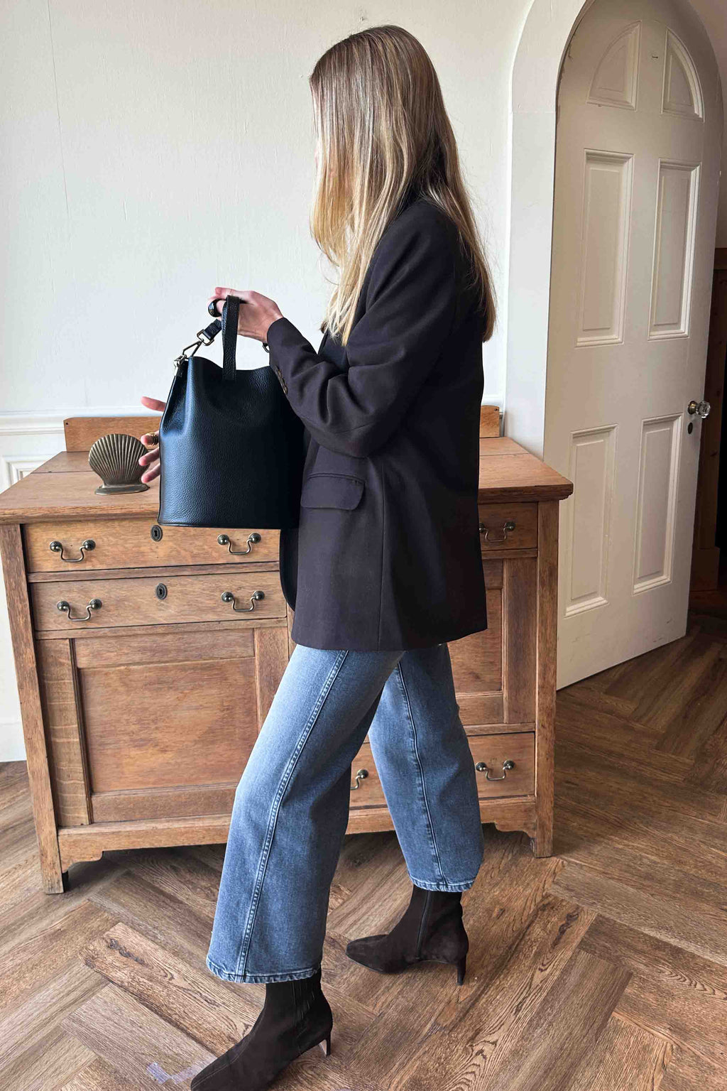 Thrifted Gem Ankle - Grey Nova