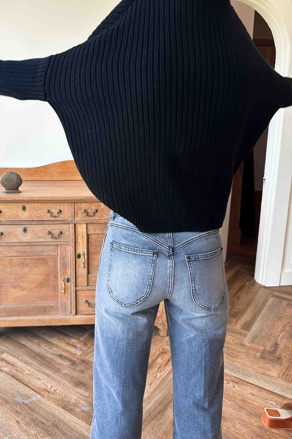 Thrifted Gem Ankle - Grey Nova