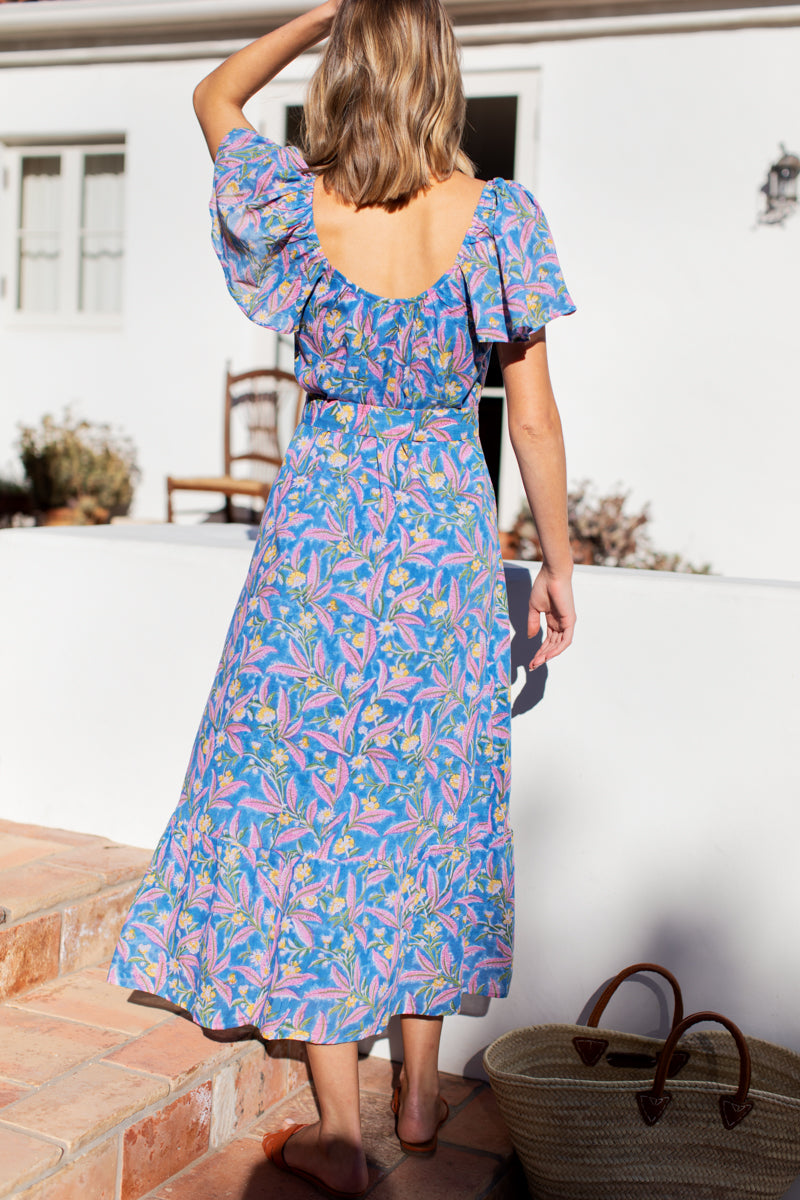 Tasha Button Sundress - Aanyas Garden Organic