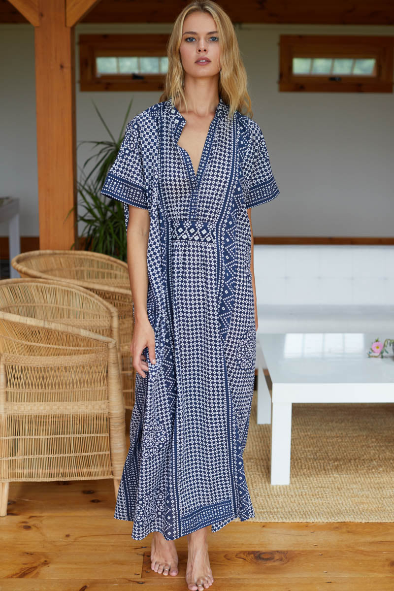 Emerson Caftan - Ink Organic