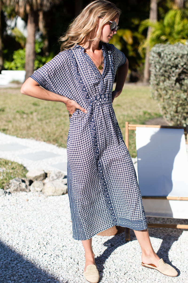 Emerson Caftan - Ink Organic