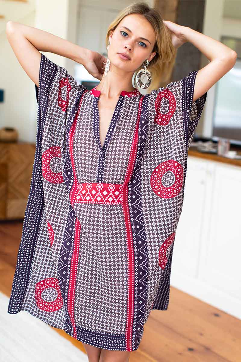 Emerson Short Caftan - Butterfly Organic