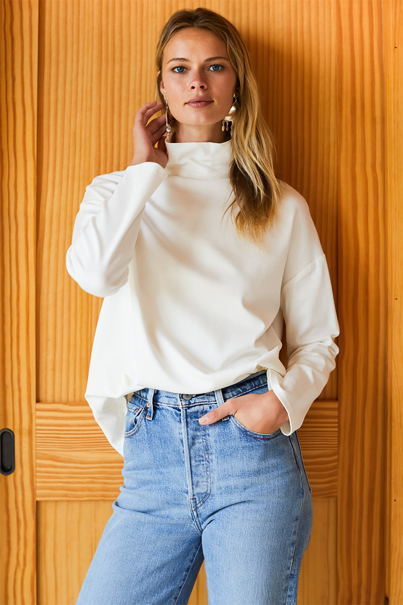 Edie Top - Ivory Ponte