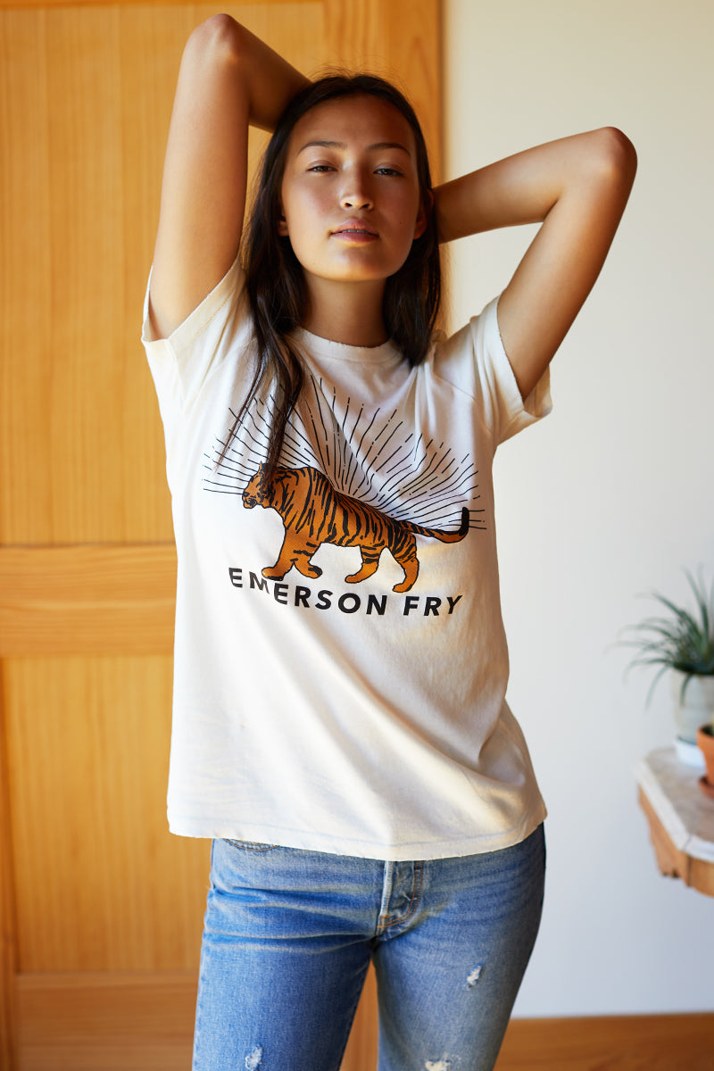 Tiger Tee - Ivory